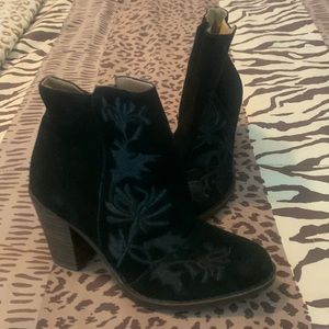 Lucky Brand suede booties